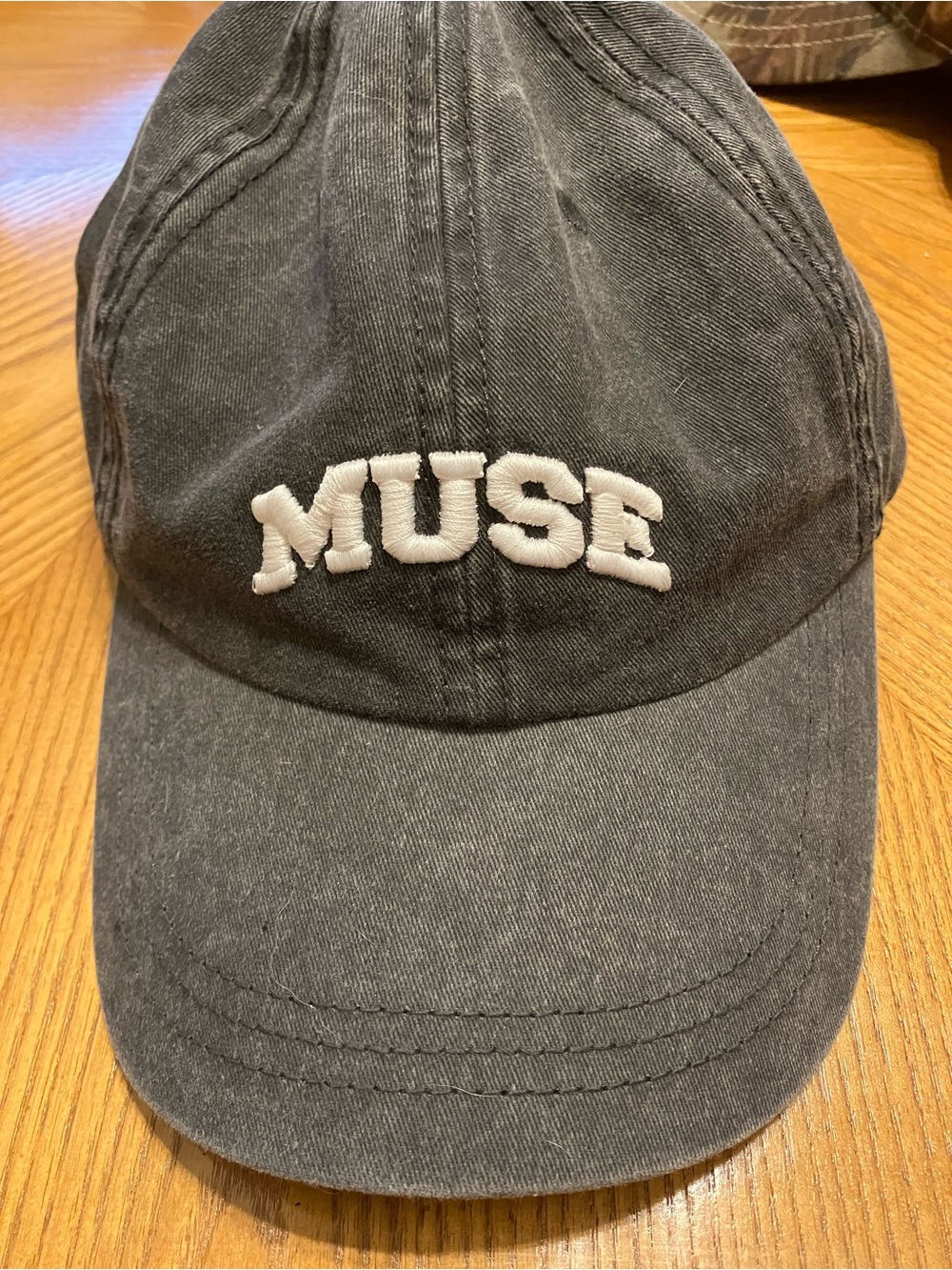 MUSE Embroidered Black dad hat
